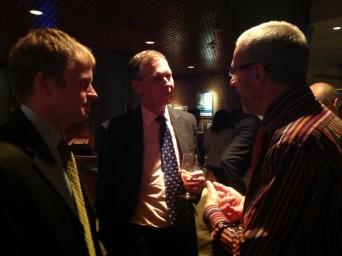 HMA Jamie Bowden, Head of UKTI Simon Burke and David Collins from Chapel House Training Consultancy